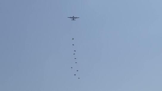 Multinational aircraft airdrop vital aid over Gaza amid worsening humanitarian crisis