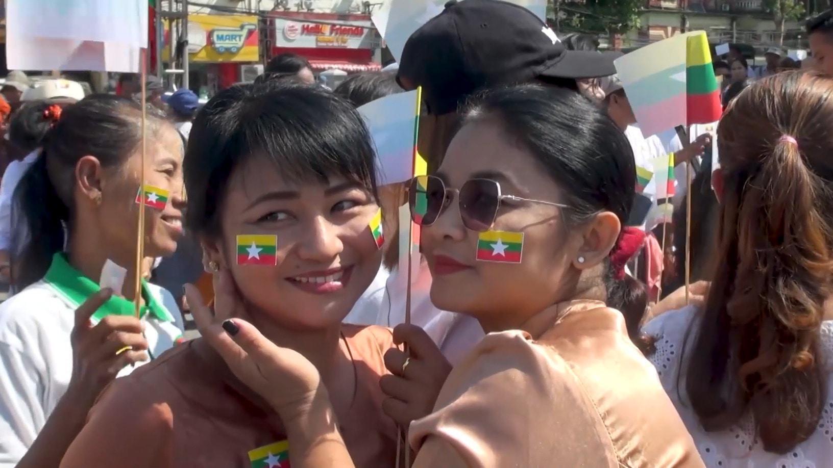 ‘Biased and unfounded!’ – Myanmar rally in Yangon backs delegation at ...