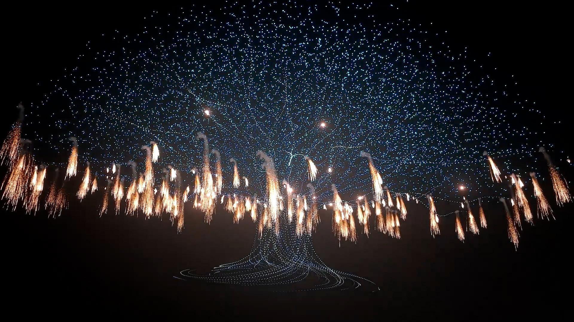 Tree of Light - China’s 'fireworks capital' breaks world record with ...