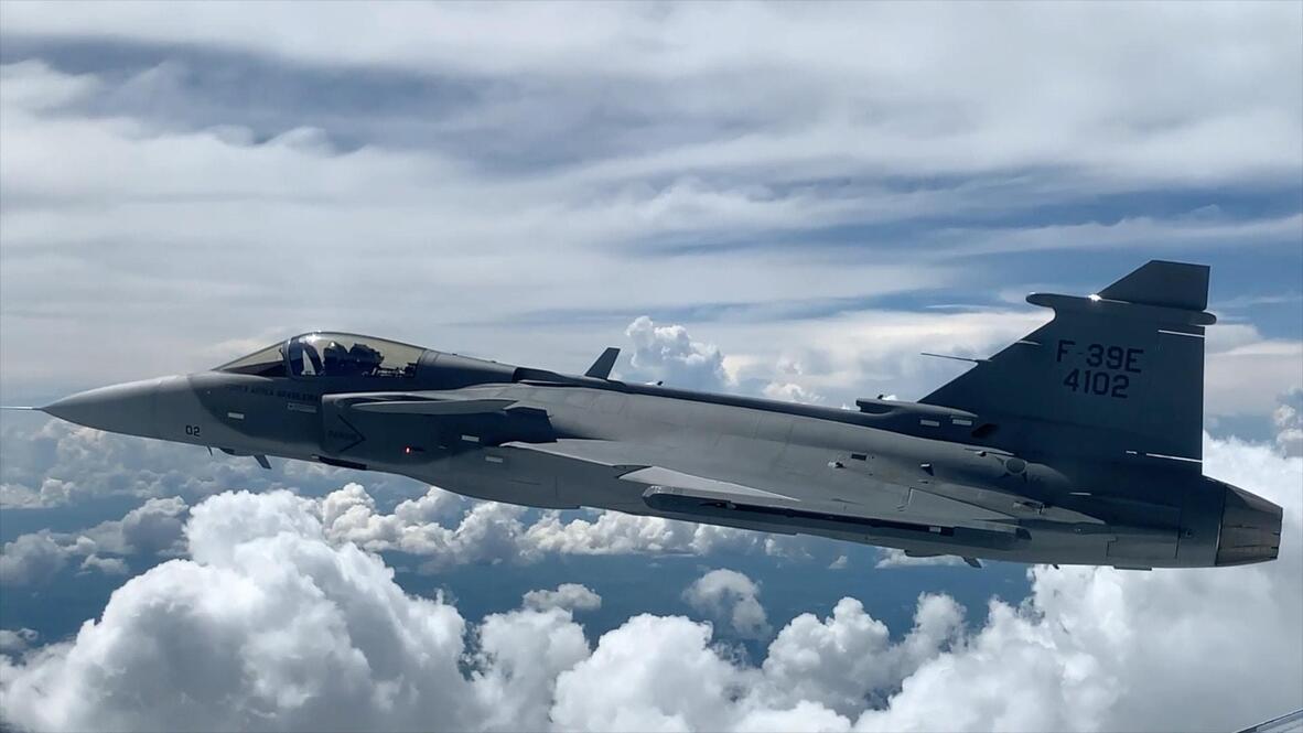 Cleared for duty - Brazil's supersonic F-39 fighters take on first air ...