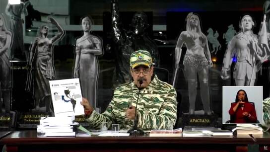 'Entire people against aggression' - Venezuela's Maduro warns of 'armed struggle' in case of potential US attack