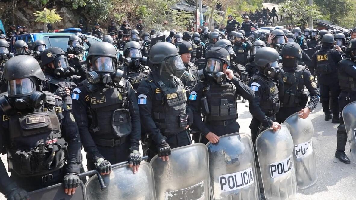 'Restoring control' - Guatemala Special Forces contain riot in Zone 18 ...