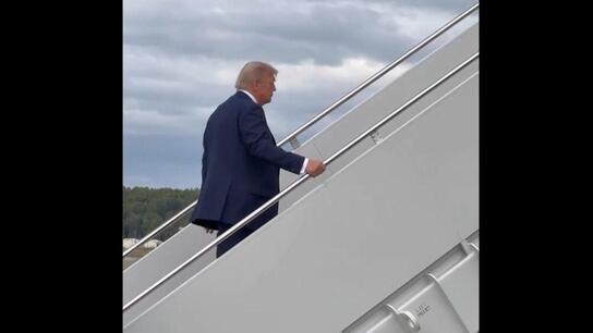 See ya all! - Trump boards Air Force One following historic Russia-US summit in Alaska