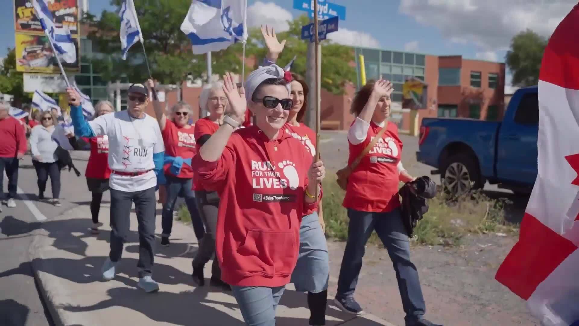 'We're here to be a voice for them' - Pro-Israel demonstrators in ...