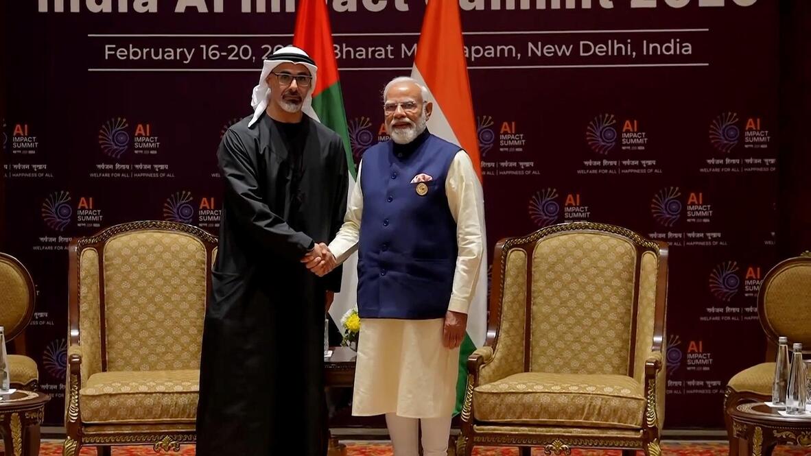 India's Modi meets Abu Dhabi Crown Prince on sidelines of landmark AI ...