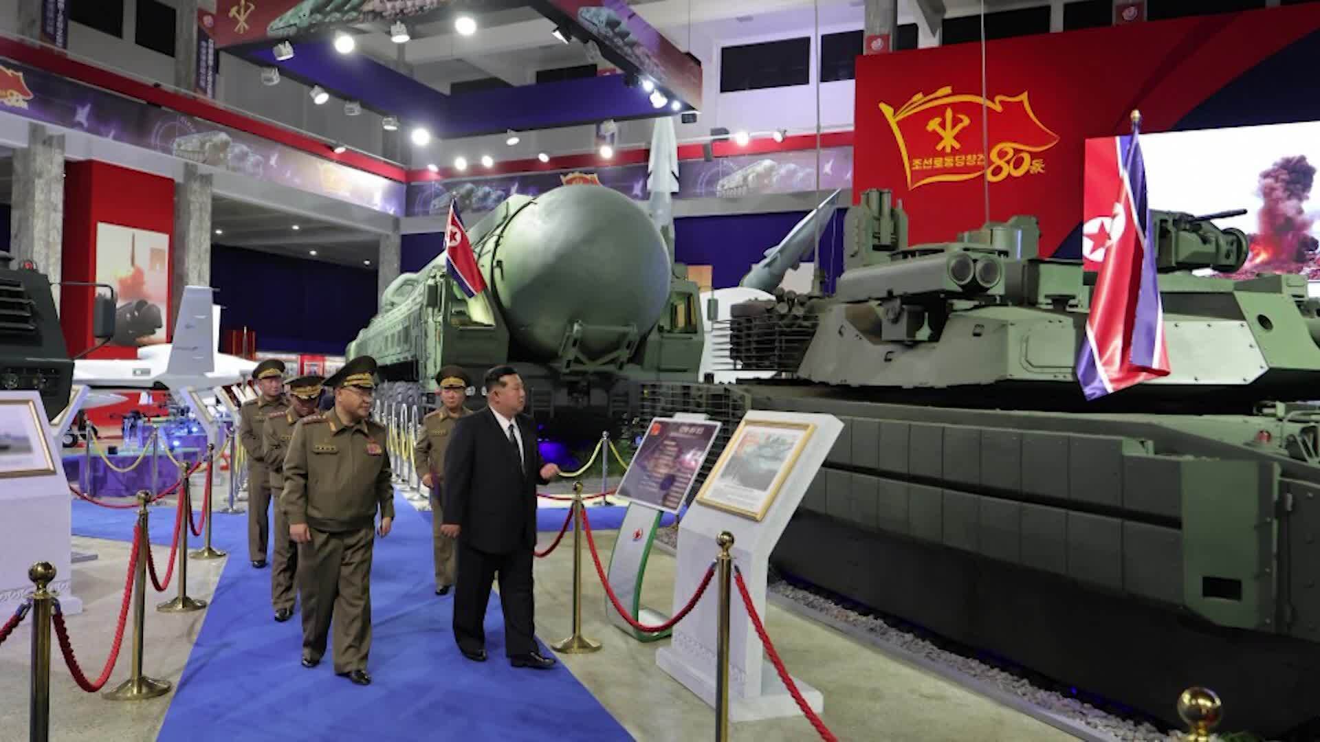 Military muscle - Kim Jong-un flaunts DPRK's 'highly ingenious' weapons ...