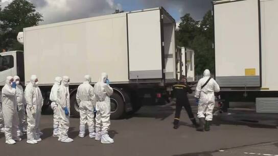 Cold reality - Refrigerated corpses of 1,000 Ukrainian soldiers handed over to Kiev under Istanbul deal