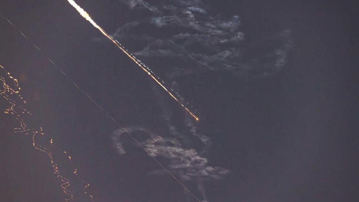 Israeli air defence system intercepting Iranian strikes over country's ...