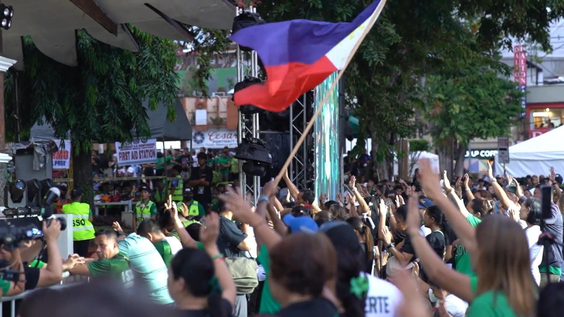 ‘Bring him home’ - Thousands rally in Davao for Duterte’s release ahead ...