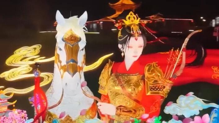 New Year Horseplay! - China’s Zigong lantern festival sees massive ...