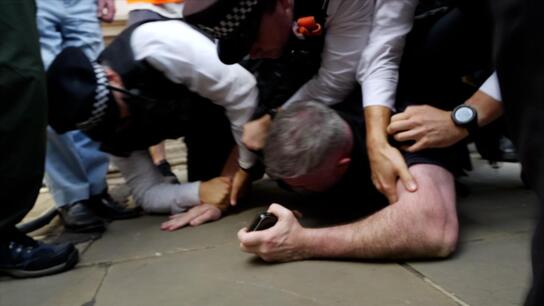 '4.5 hours of violent arrests' - Hundreds detained in London's Parliament Square as protesters rally for Palestine Action