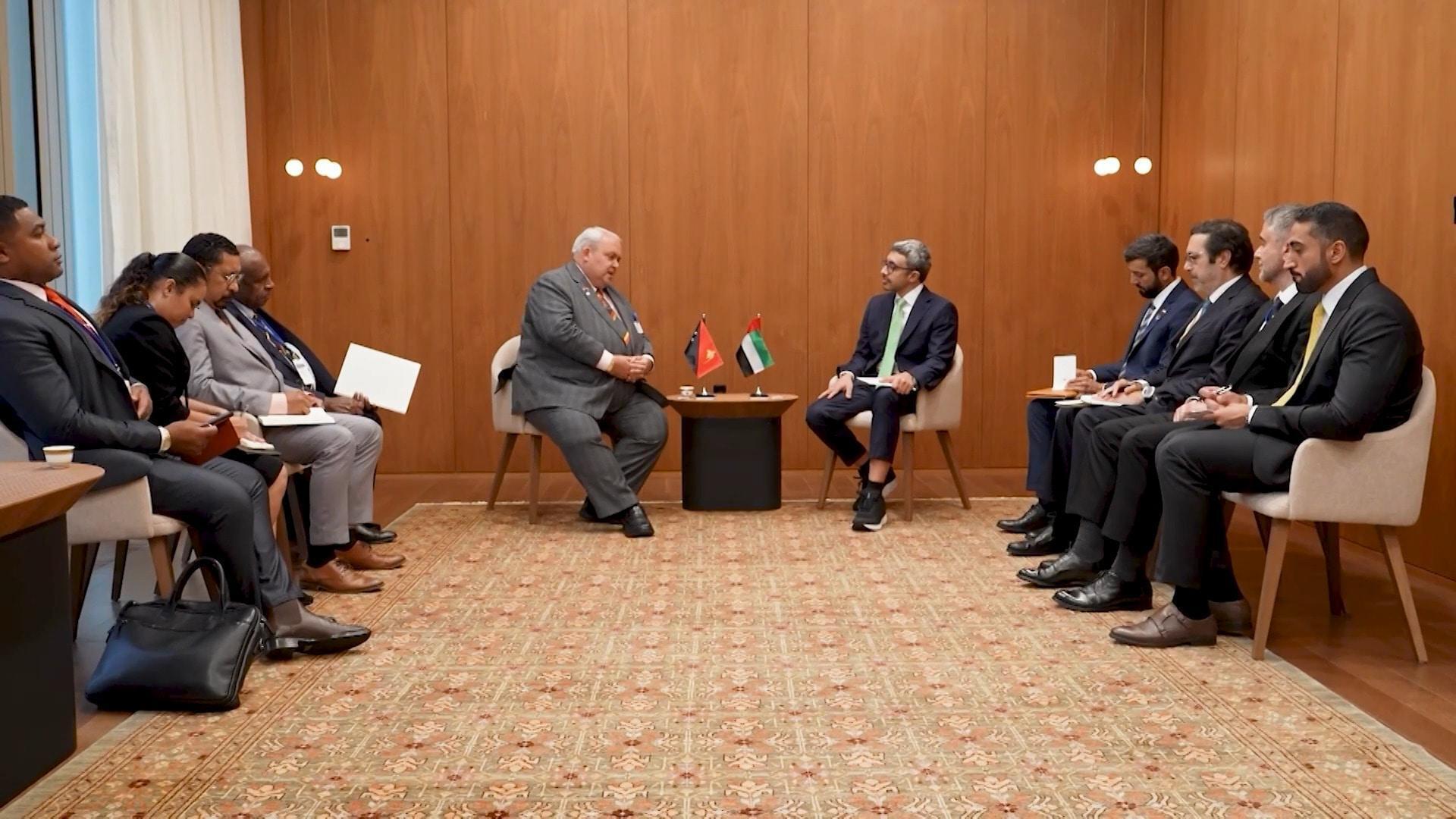 UAE Foreign Minister holds high-level meetings at UNGA sidelines ...