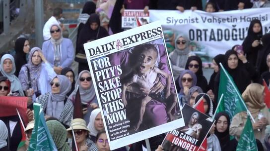 'Crime against humanity' - Protest at US Consulate in Istanbul against Gaza 'starvation'
