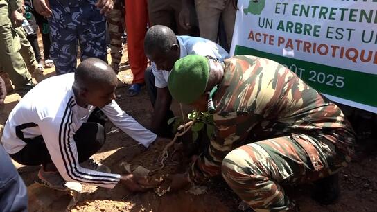 'It's a change in mentality' - Niamey commemorates Arbour Day with symbolic tree planting ceremony