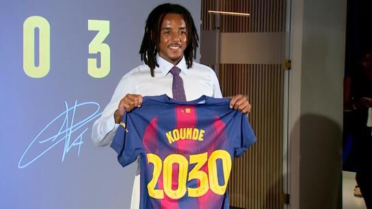 'Looking forward to enjoying more!' - Jules Kounde extends contract with FC Barcelona until 2030