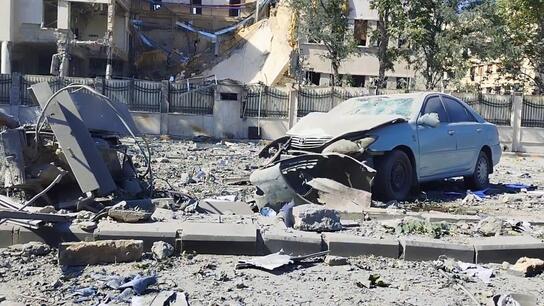 Damascus aftermath - Syria's General Staff headquarters in ruins after Israeli strikes