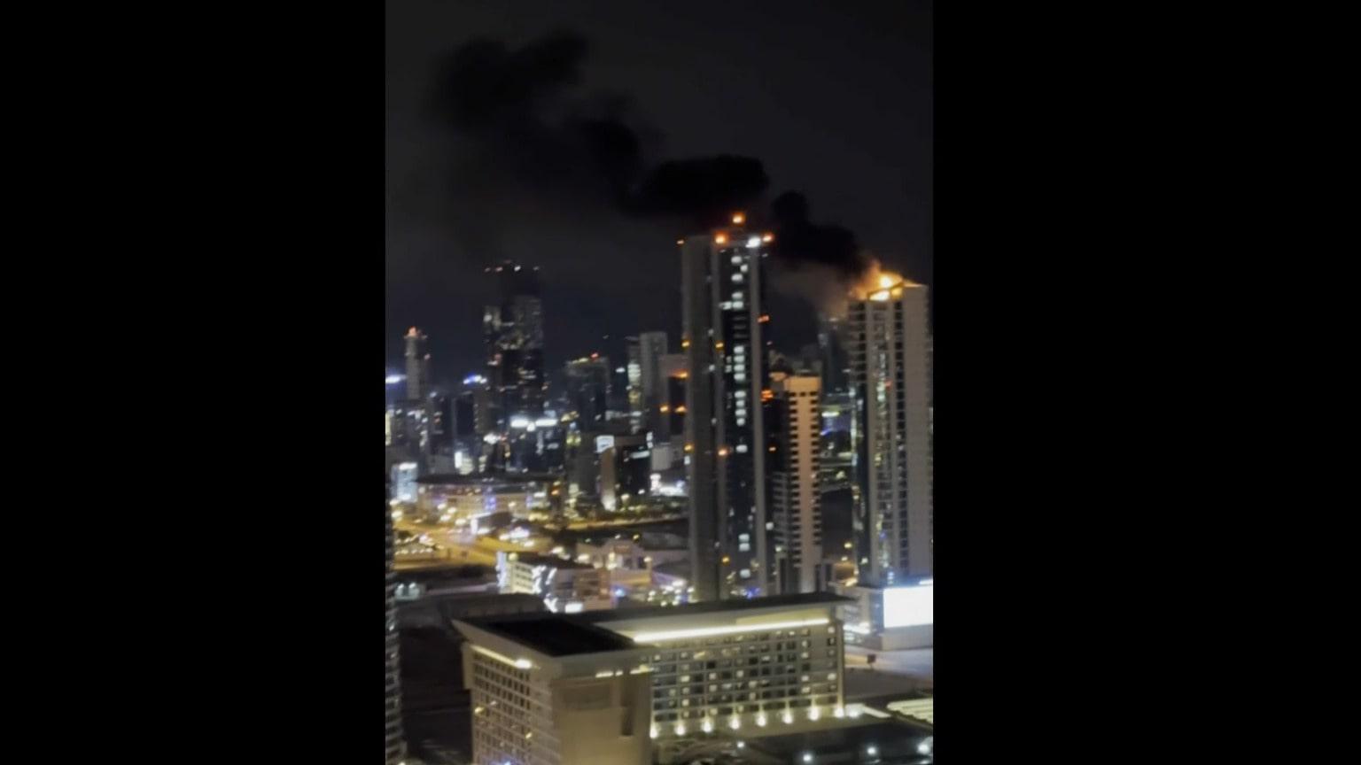 Fire breaks out in high-rise building in Manama following reported ...