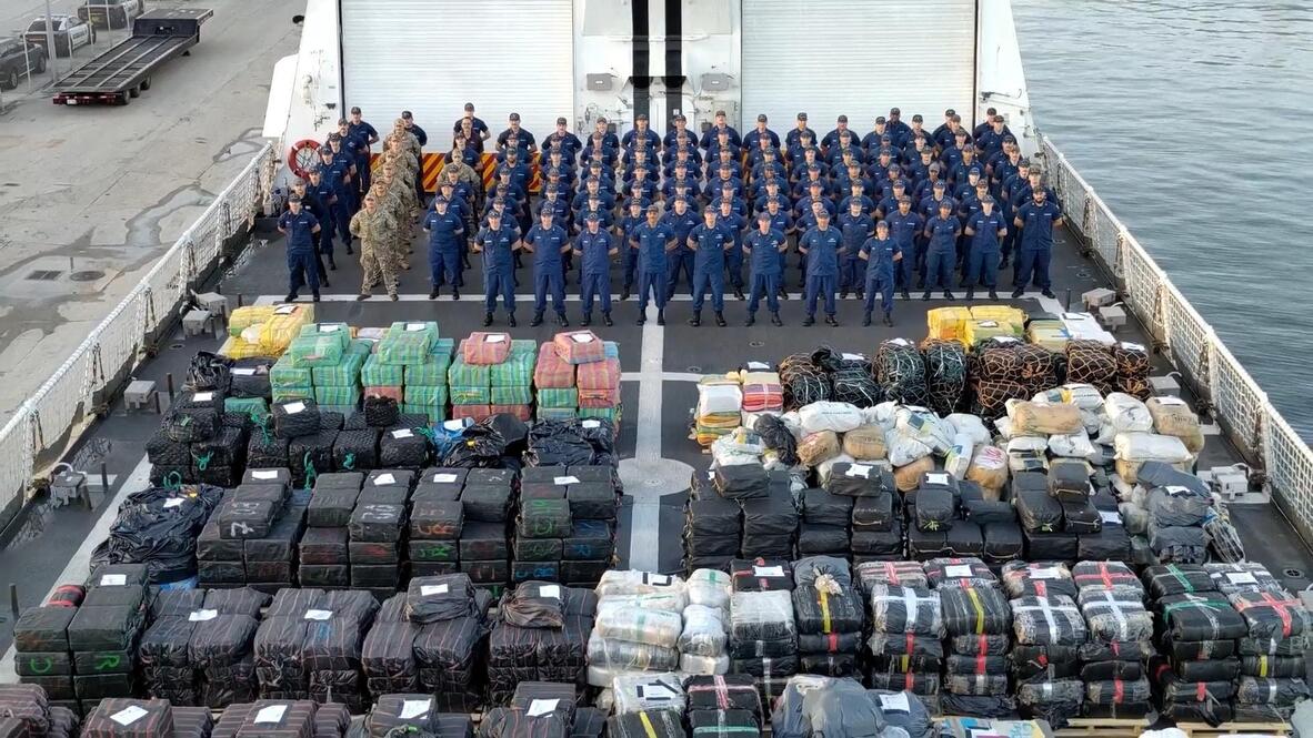 Mega drug bust- US Coast Guard seizes record $473m in illegal narcotics ...