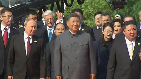 Pause for applause! Putin, Xi, Kim, other world leaders arrive for reception at Great Hall of the People