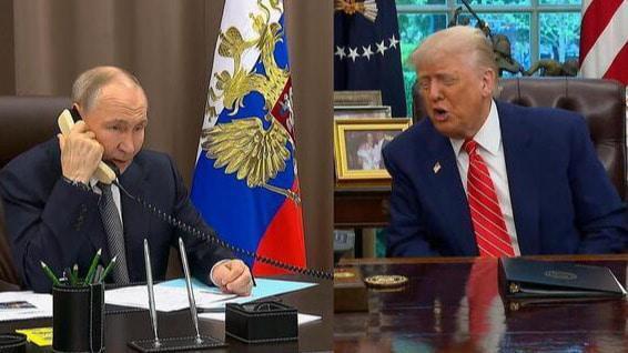 Putin-Trump call - US, Russian presidents 'hold phone conversation ...