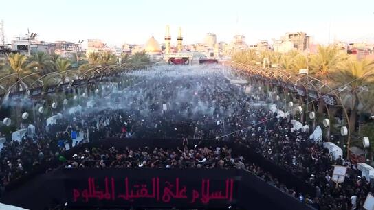 'Powerful message to the entire world' - Thousands of muslims march in Karbala to mark Arbaeen of Imam Hussein