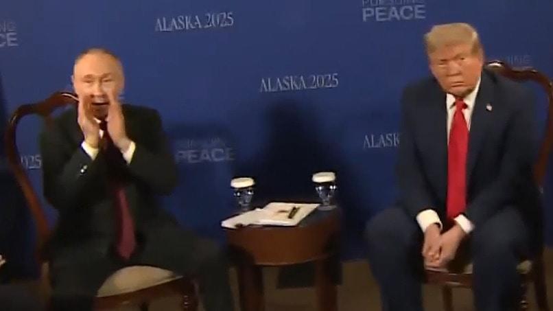 Media frenzy - Putin, Trump finally sit down together in Alaska | Video ...