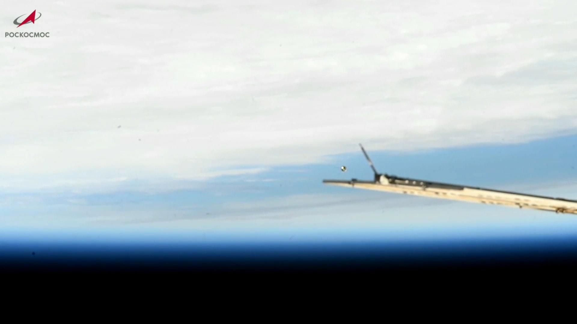 Russia's Progress MS-30 cargo spacecraft docks to ISS Zvezda module ...