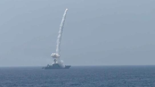 Fleet and furious! Russian frigate Marshal Shaposhnikov fires Kalibr, Uran missiles in Sea of Japan