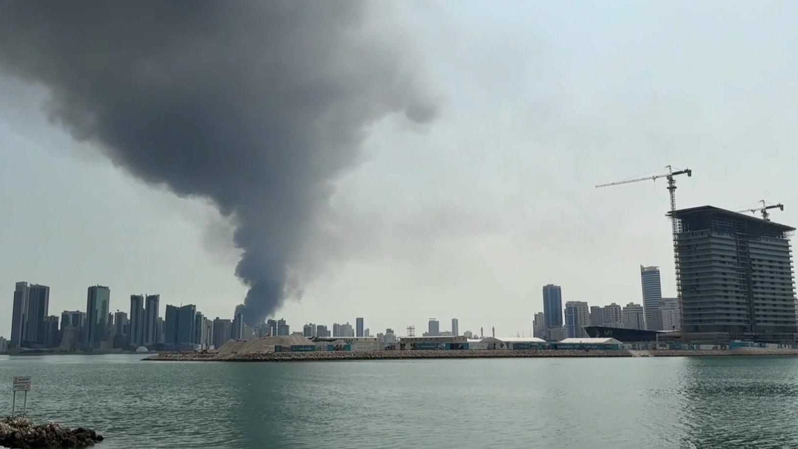 'Right above us' - Missiles over Manama captured on video amid Iran's ...